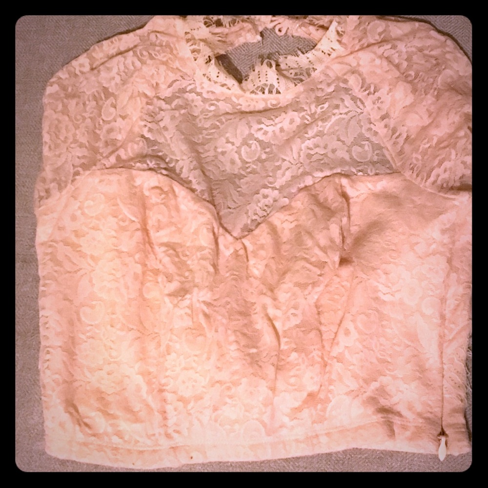 Bebe cropped top